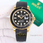 Clean Factory Replica Rolex Yacht-Master 42mm Yellow Gold watch with 2836 Movement_th.jpg